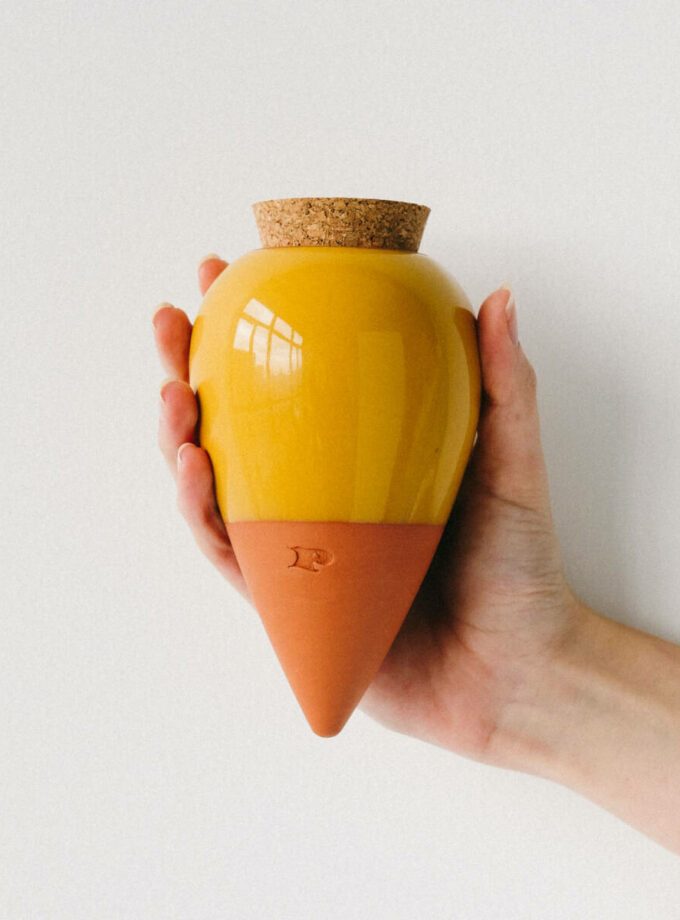 Olla hydratante - Jaune moutarde