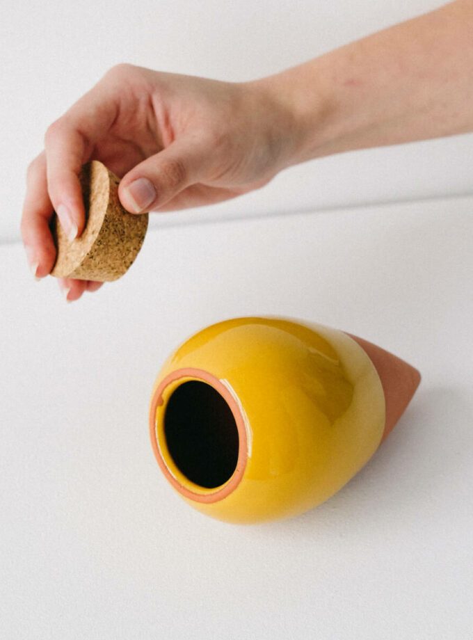 Olla hydratante - Jaune moutarde