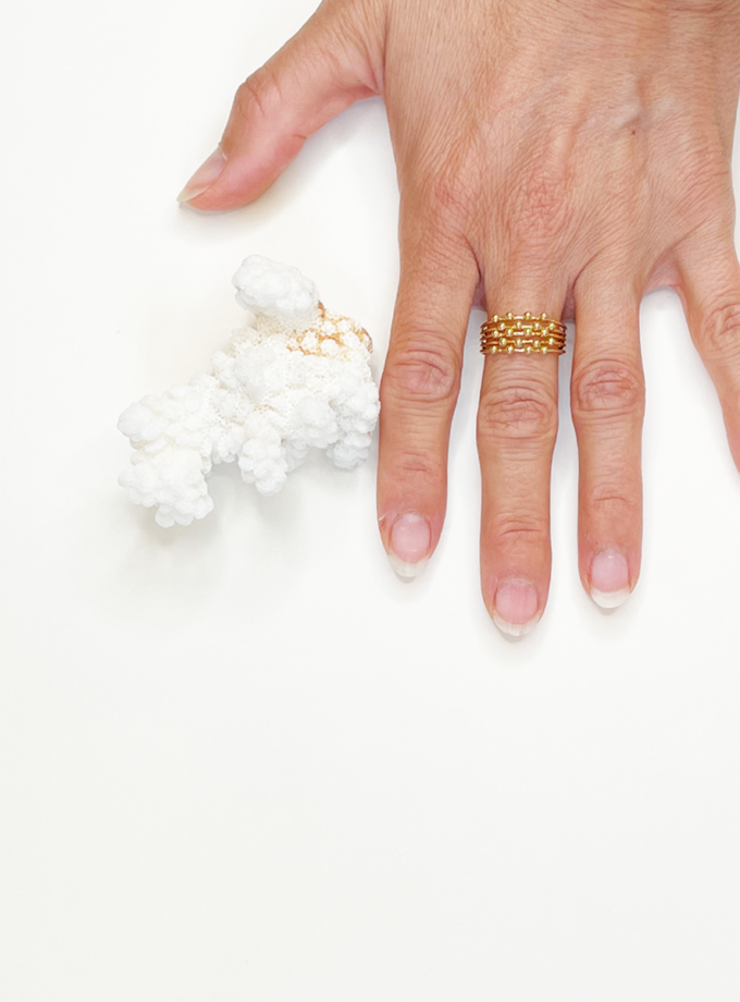 Bague Zita - 5 rangs