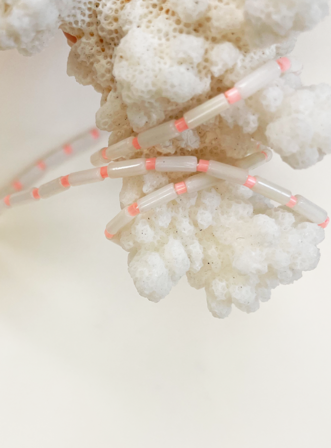 Collier Lulu perles corail