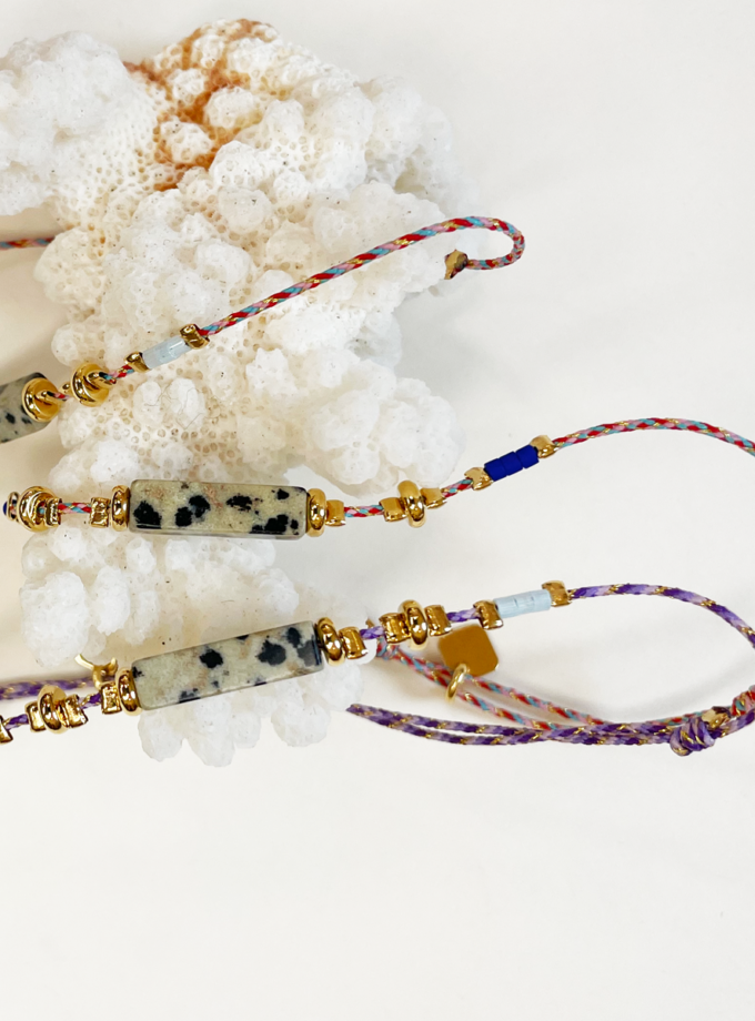 Bracelet Bella ajustable - Bleu ciel