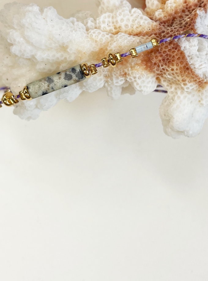 Bracelet Bella ajustable - Bleu ciel