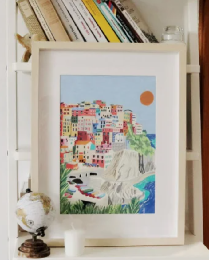 Coffret peinture - L'italie , Cinque terre