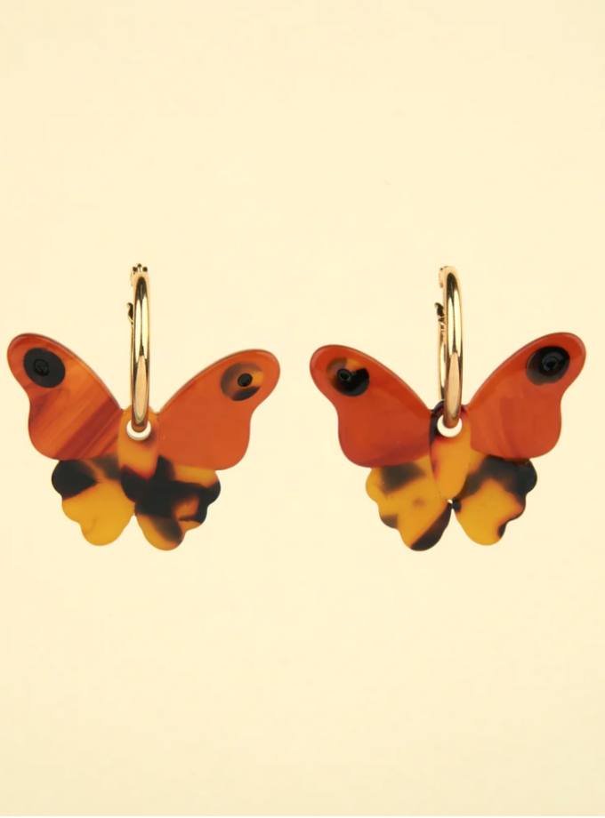 Boucles d'oreilles Papillon de nuit