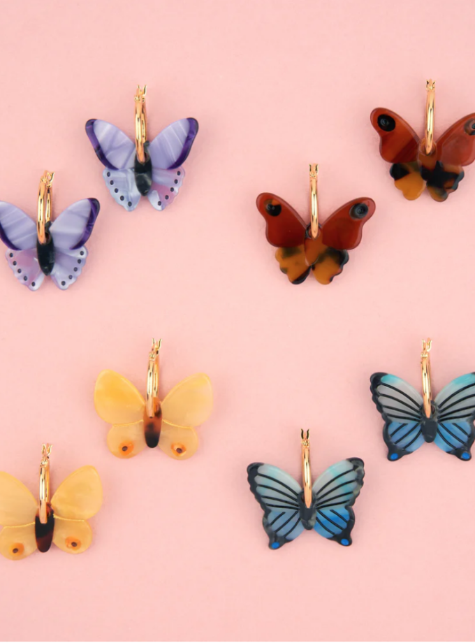 Boucles d'oreilles Papillon de nuit