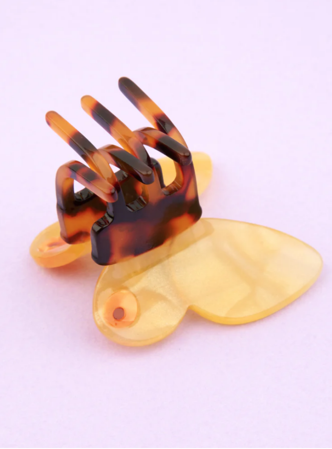 Mini pince papillon - jaune