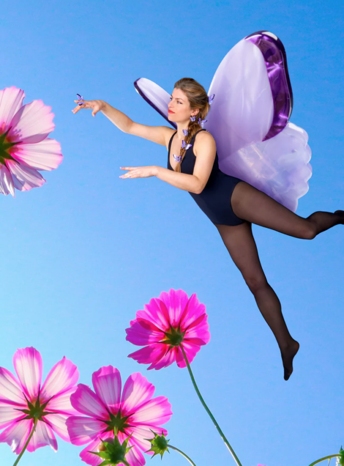 Pince Papillon - mauve