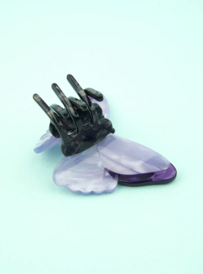 Mini pince papillon - mauve