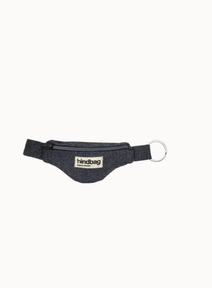 Porte-monnaie Banane Côme - Denim gris