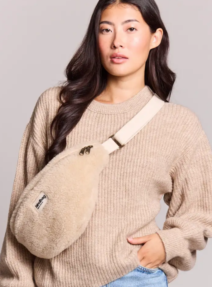 Sac banane Sasha- Teddy beige