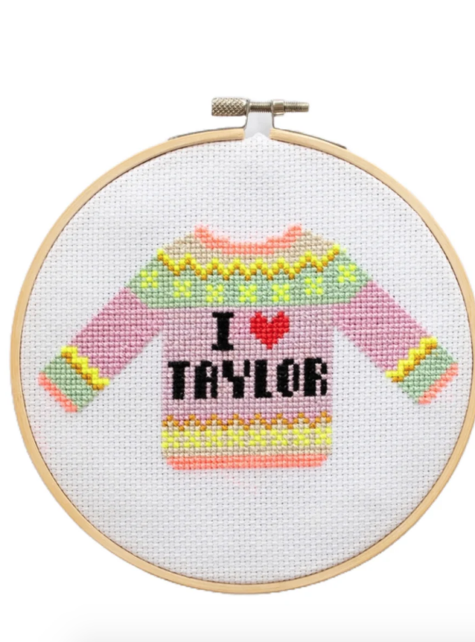Kit point de croix - I love Taylor