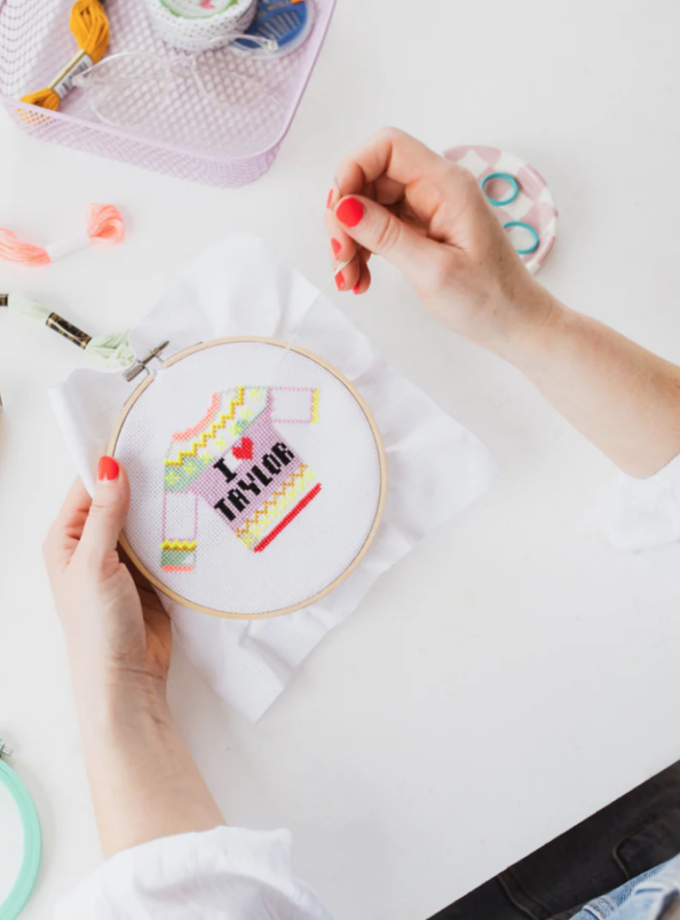 Kit point de croix - I love Taylor