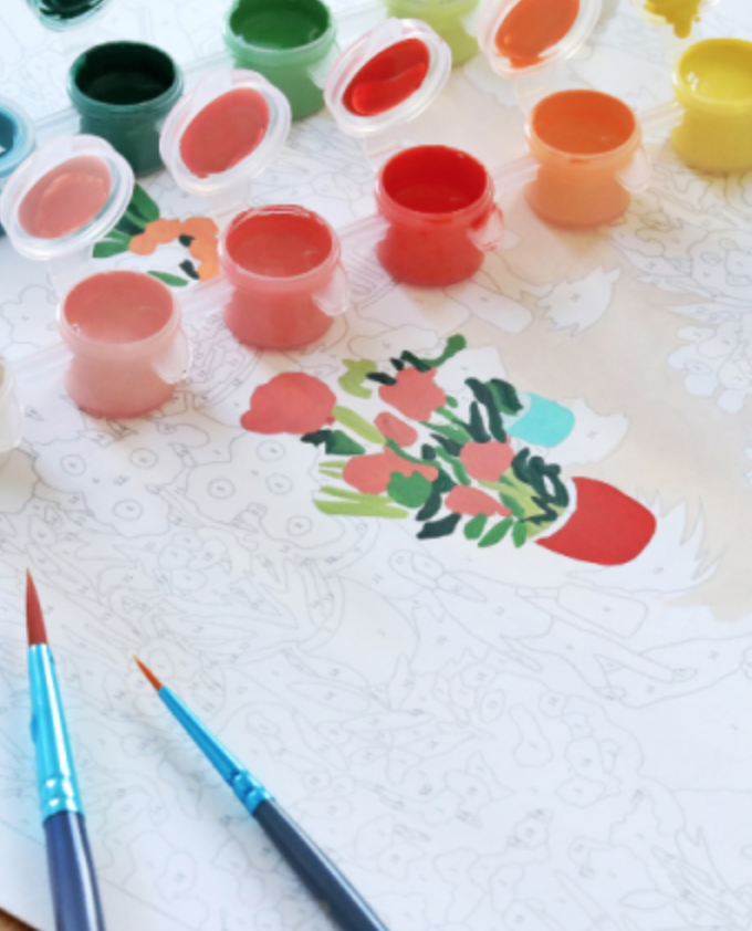 Coffret peinture - Flower Market