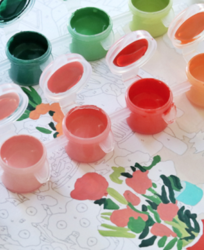 Coffret peinture - Flower Market