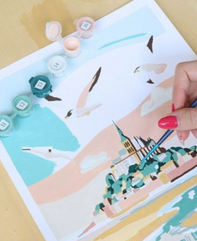 Coffret peinture - Le Mont St Michel