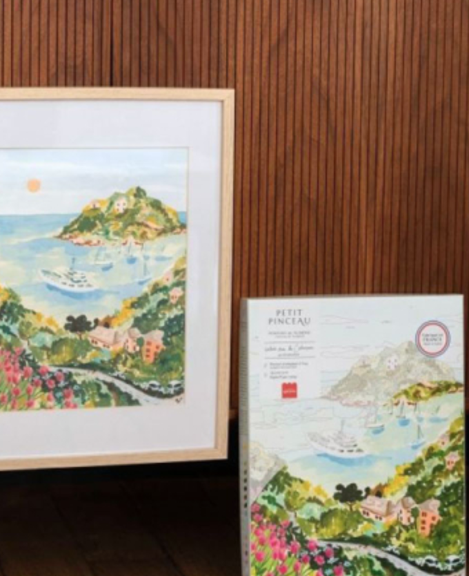 Coffret peinture - Balade dans les Calanques