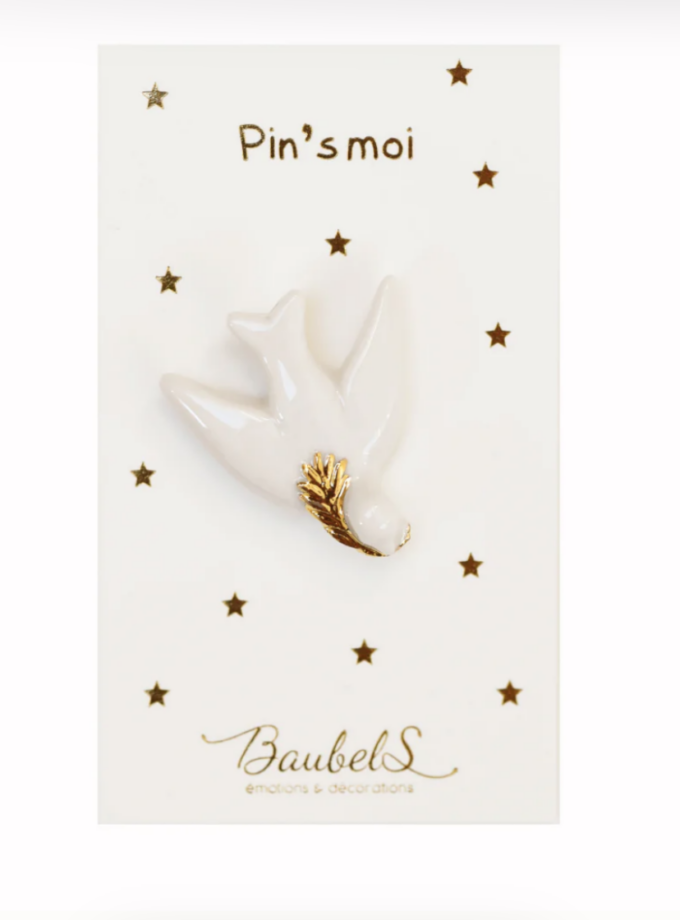 Pin's Coeur - Colombe