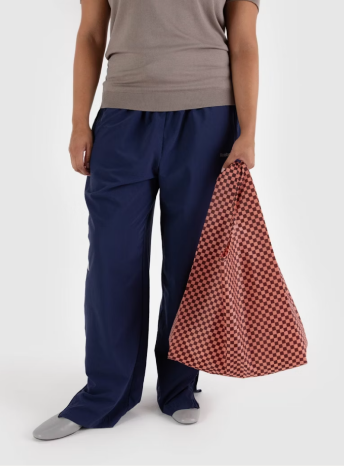 Sac Standard Baggu - Pink Brown Check