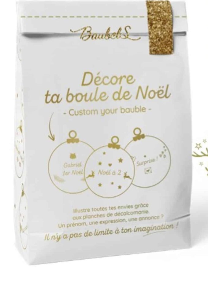 Kit Diy Boule de Noël - décalco